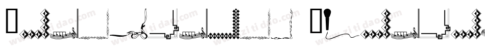 Ornamental Corners字体转换